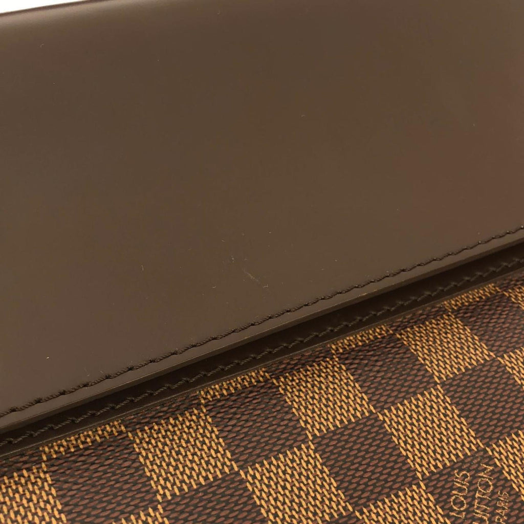 Louis Vuitton Ebene Coated Canvas Handbag