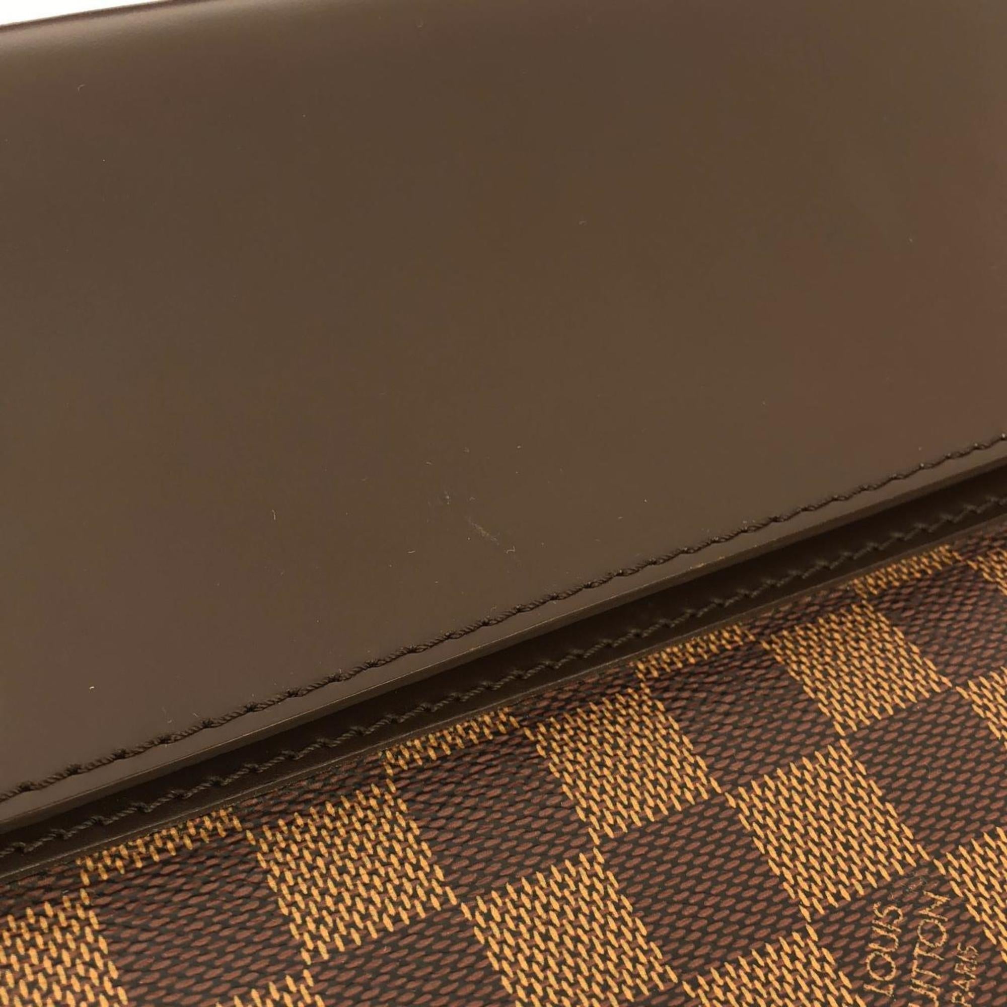 Louis Vuitton Ebene Coated Canvas Handbag