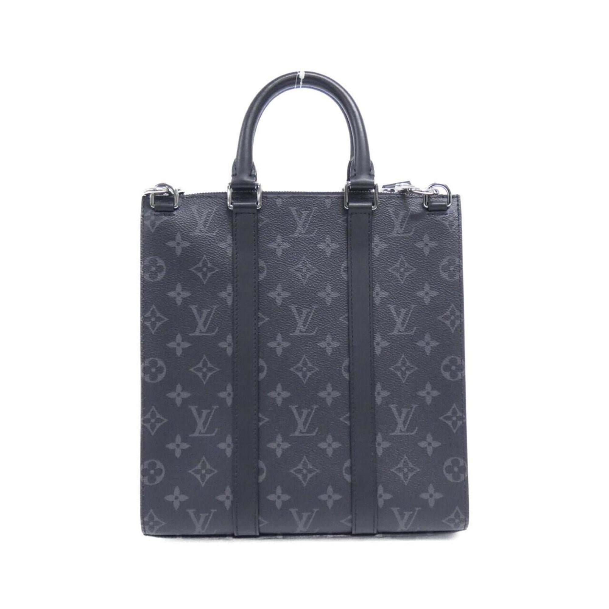 Louis Vuitton Black Coated Canvas Handbag