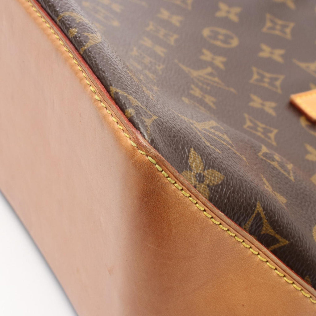 Louis Vuitton Monogram Brown Coated Canvas Leather Shoulder Bag