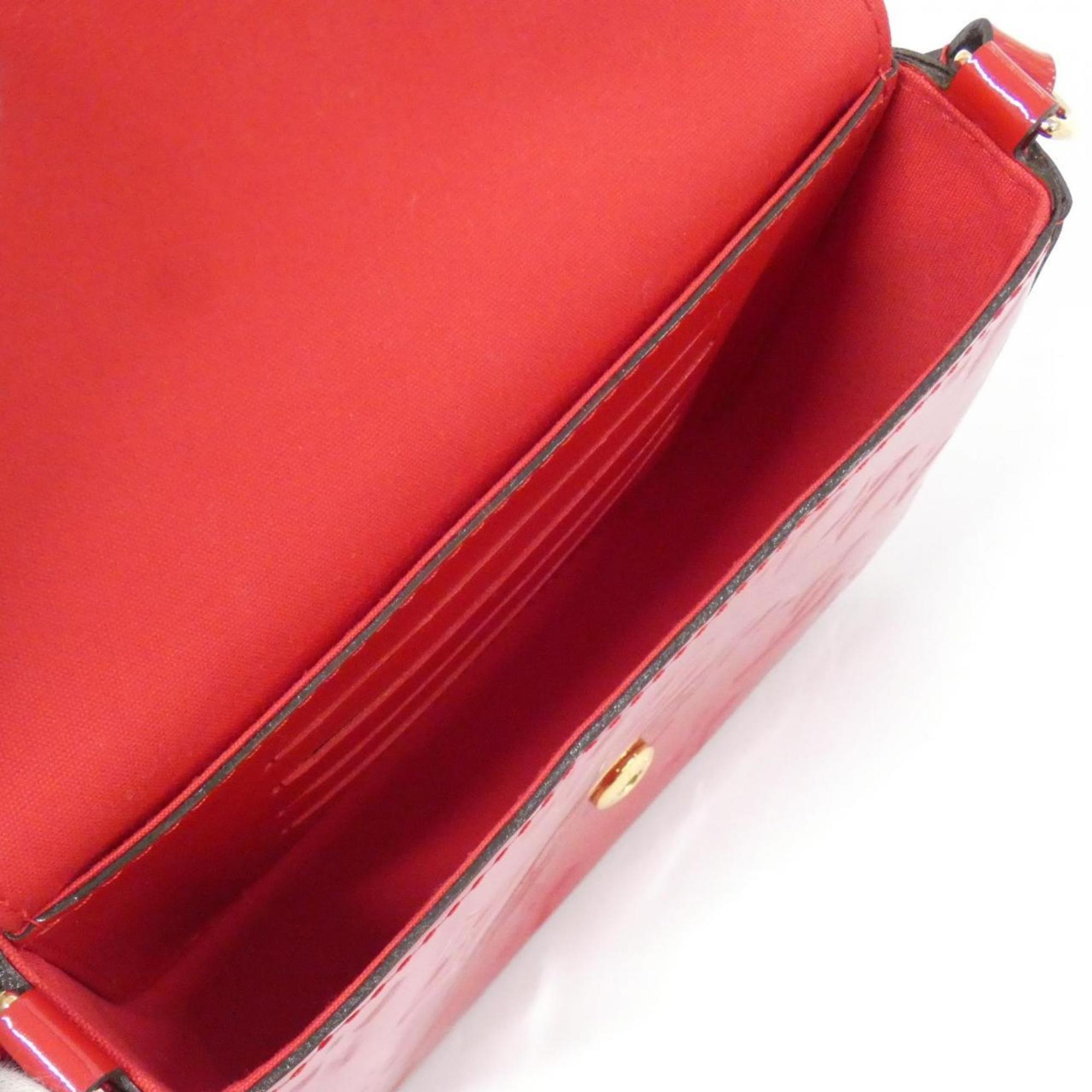 Louis Vuitton Cerise Red Color Leather Shoulder Bag