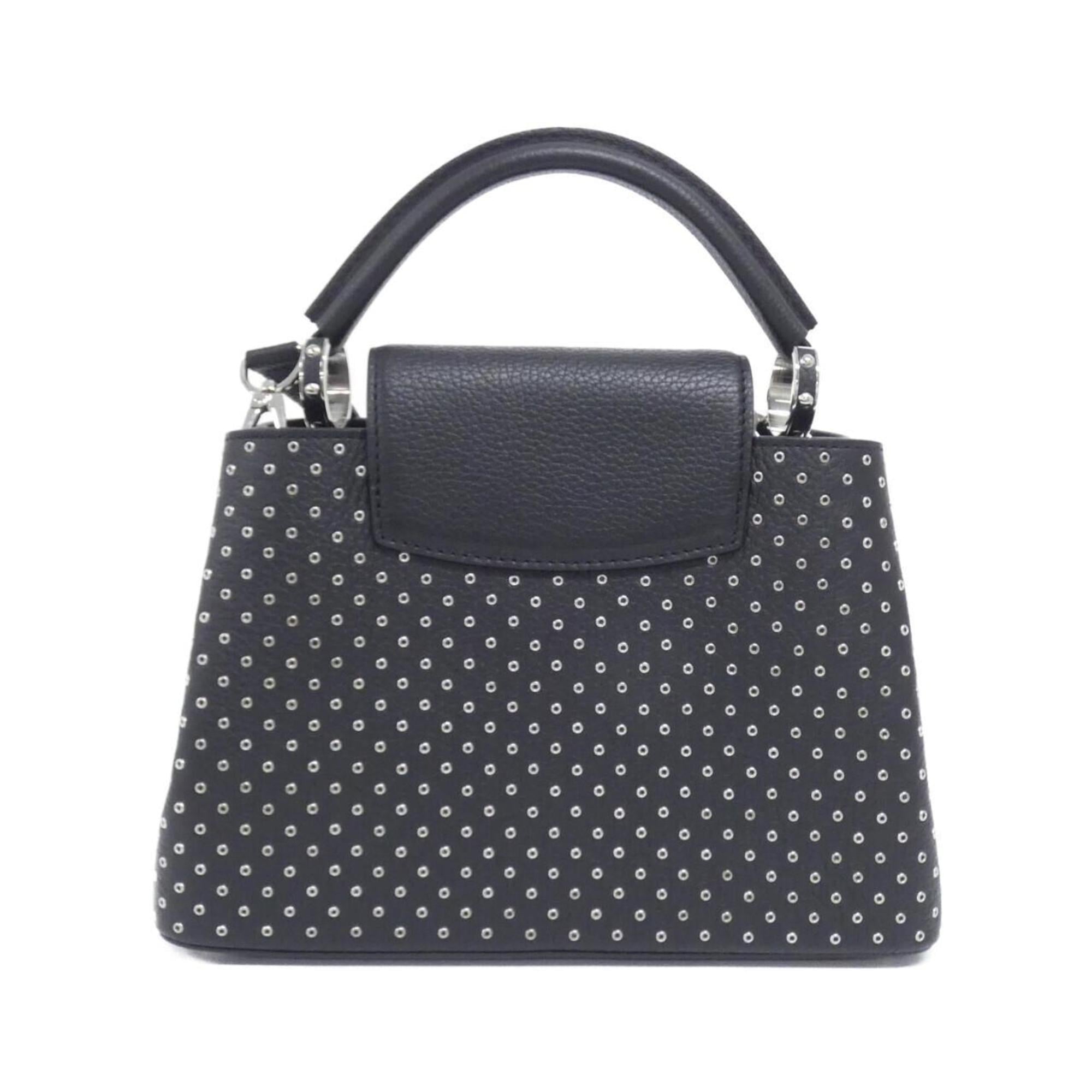 Louis Vuitton Black Leather Handbag