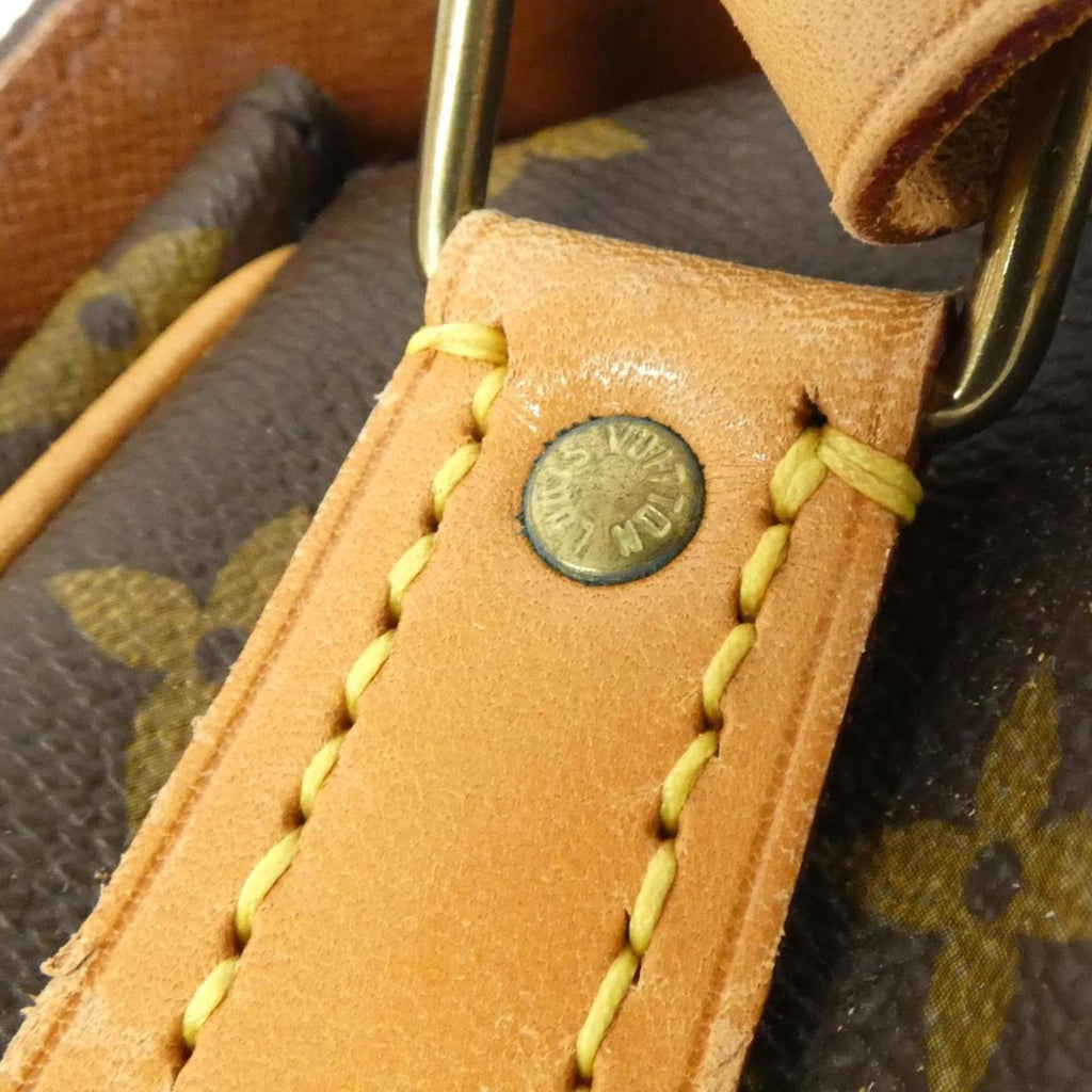 Louis Vuitton Brown Coated Canvas Shoulder Bag