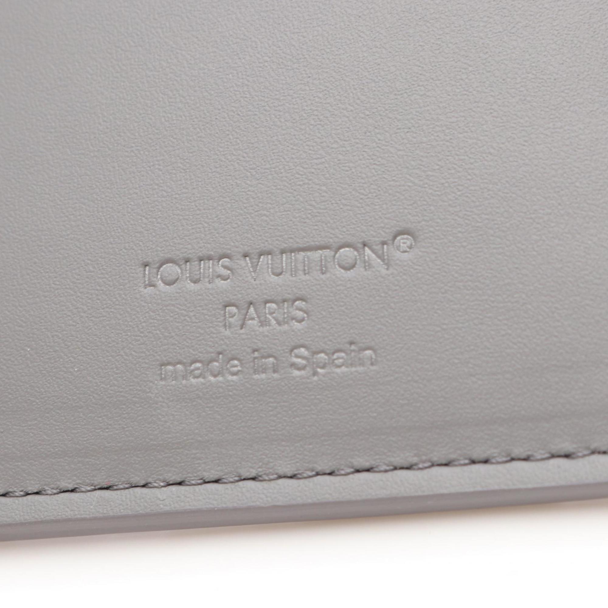 Louis Vuitton Gray Monogram Shadow Long Wallet