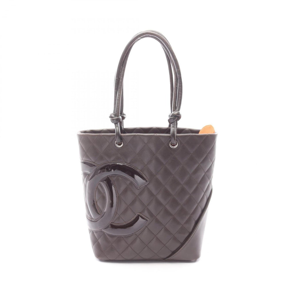 Chanel Brown Cambon Ligne Handbag Tote Bag