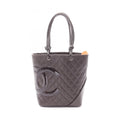 Chanel Brown Cambon Ligne Handbag Tote Bag