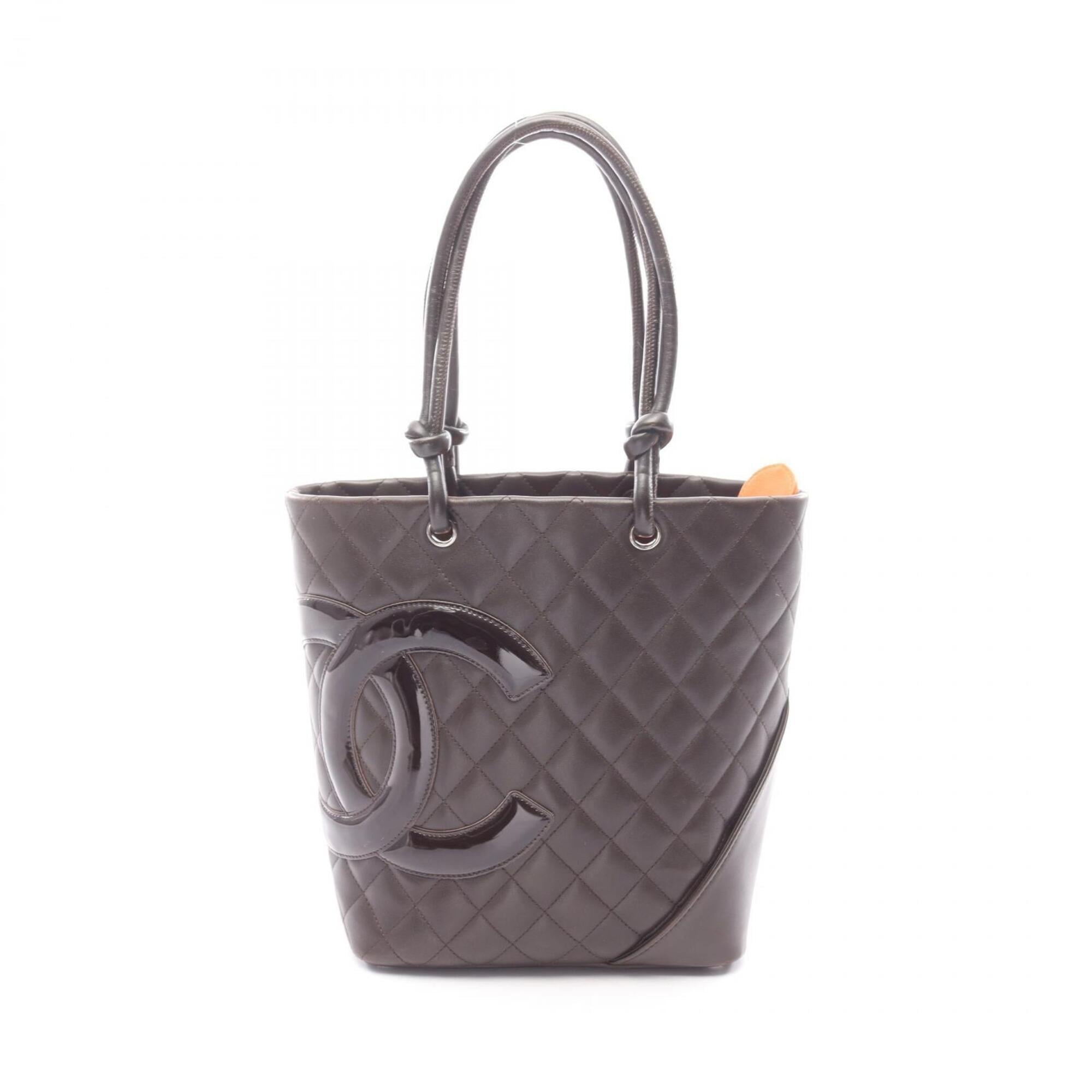 Chanel Brown Cambon Ligne Handbag Tote Bag