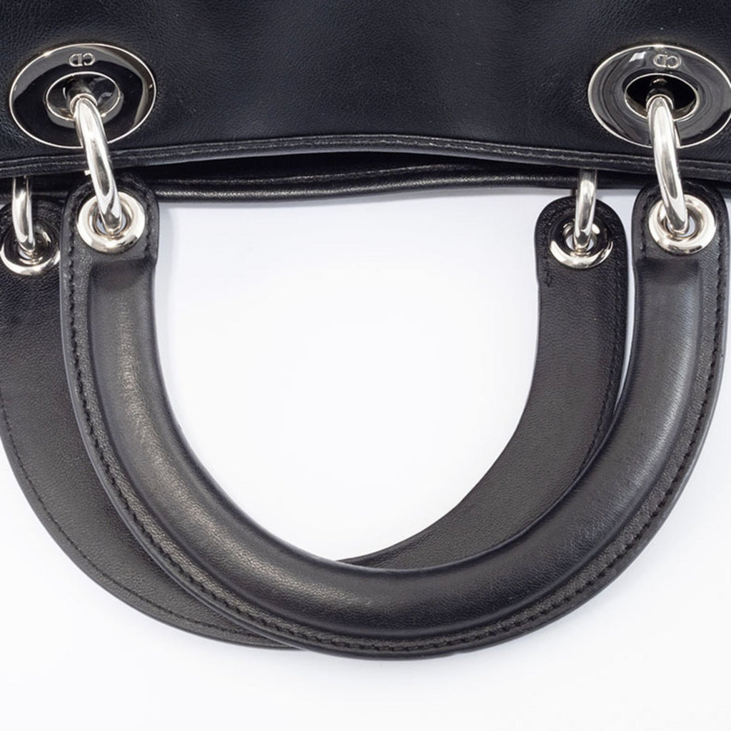 Christian Dior Black Leather Handbag (Pre-Owned)