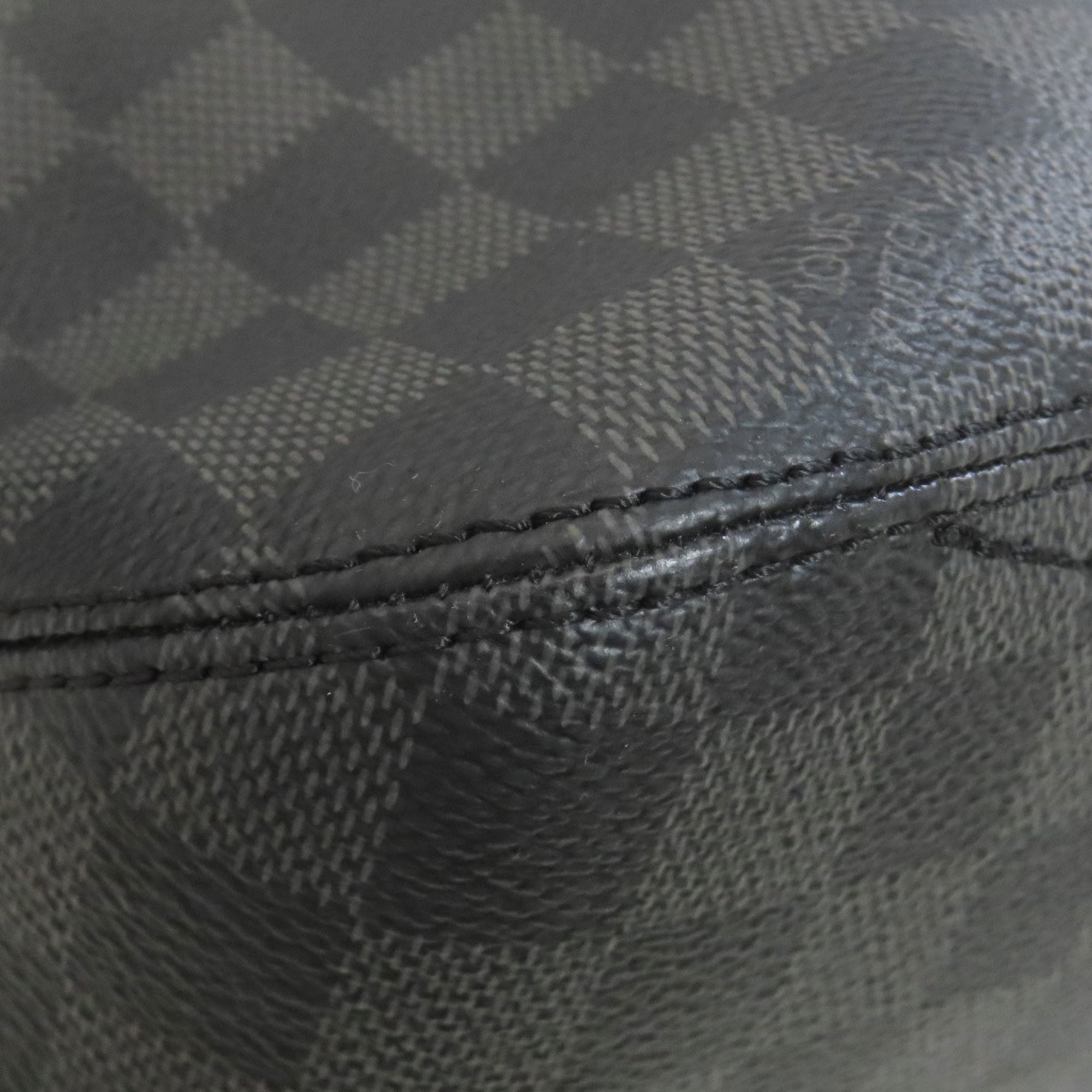 Louis Vuitton Black Damier Canvas Shoulder Bag
