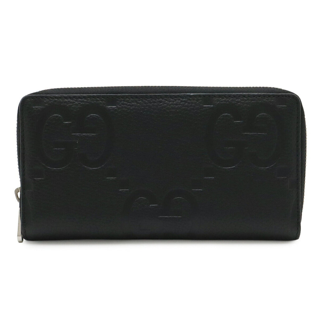 Gucci Black Leather Long Wallet (Bi-Fold) (Pre-Owned)