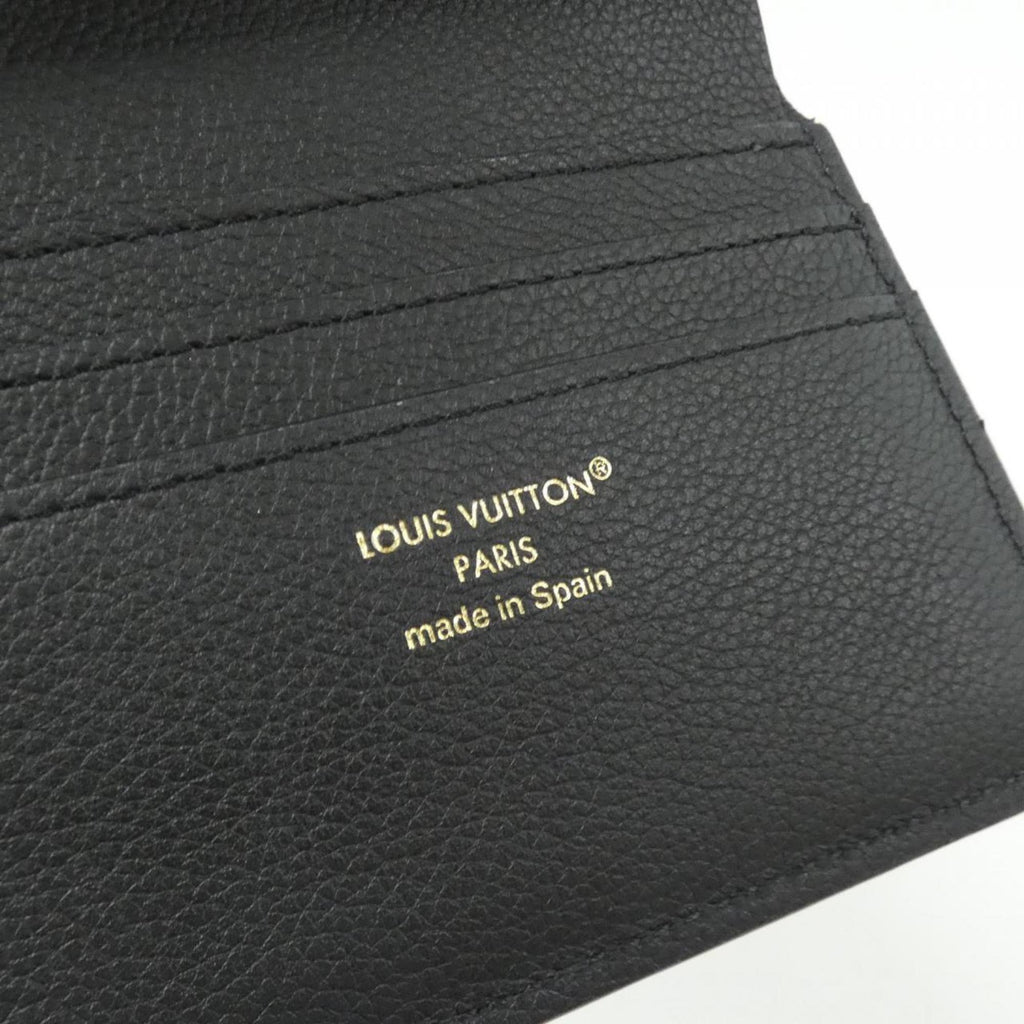Louis Vuitton Black Leather Wallet