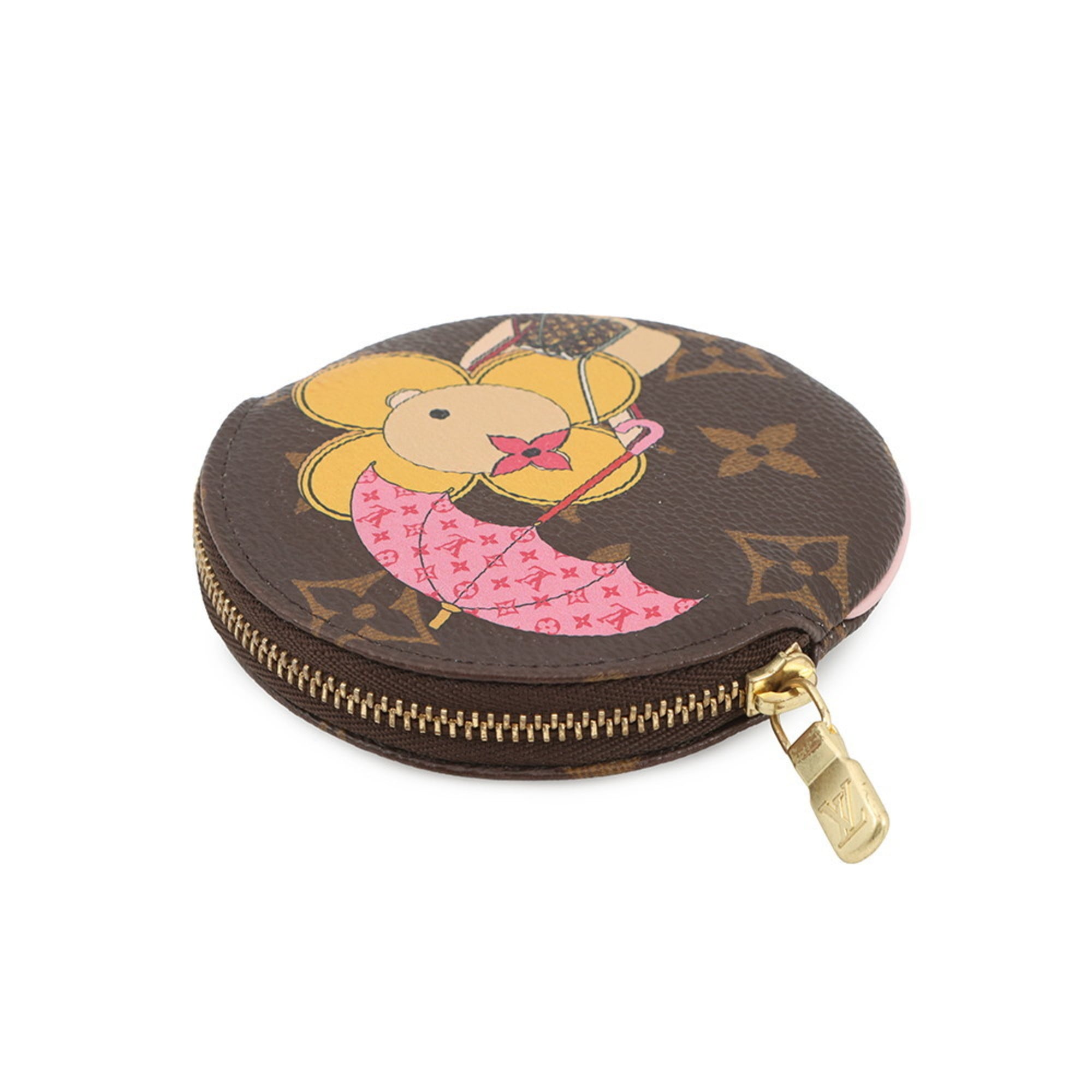 Louis Vuitton Brown Multi-Color Monogram Coin Purse/Coin Case