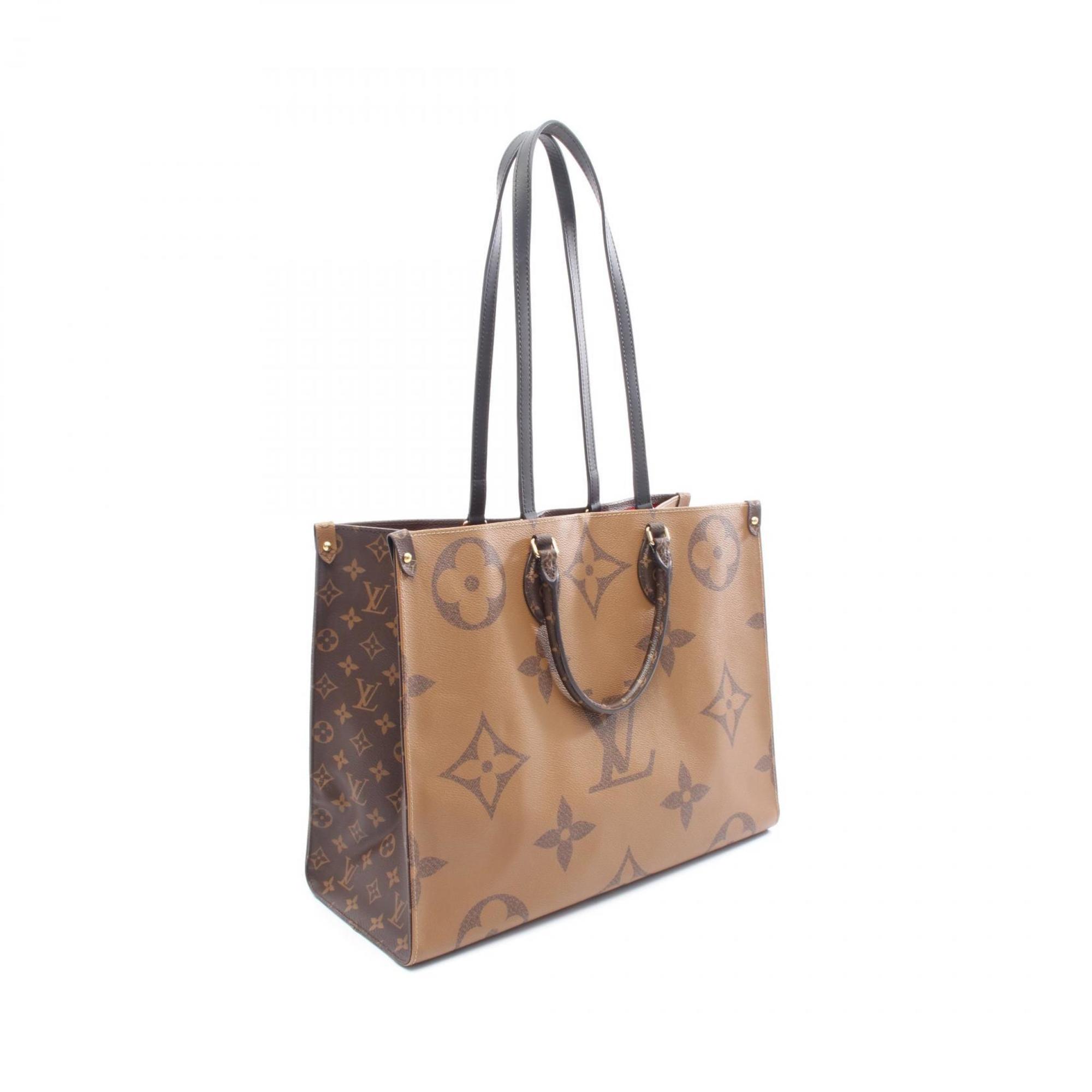Louis Vuitton Brown Coated Canvas Monogram Reverse Pvc Leather Shoulder Bag