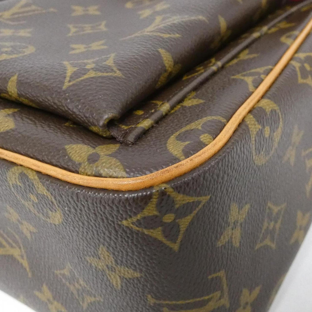 Louis Vuitton Marron Coated Canvas Shoulder Bag