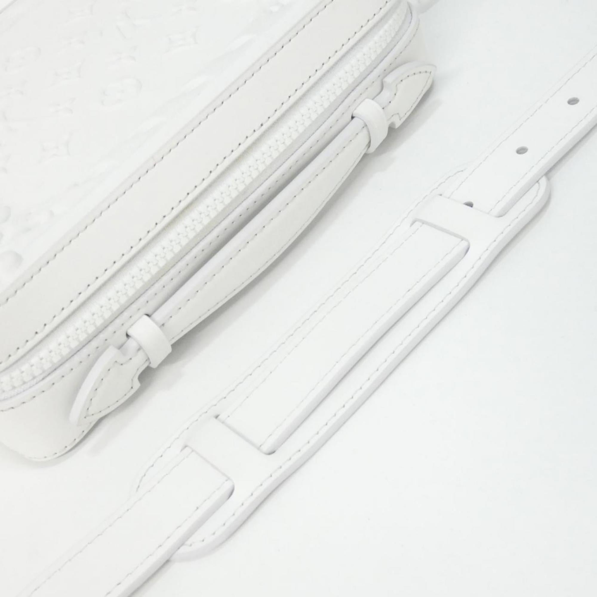 Louis Vuitton White Leather Shoulder Bag