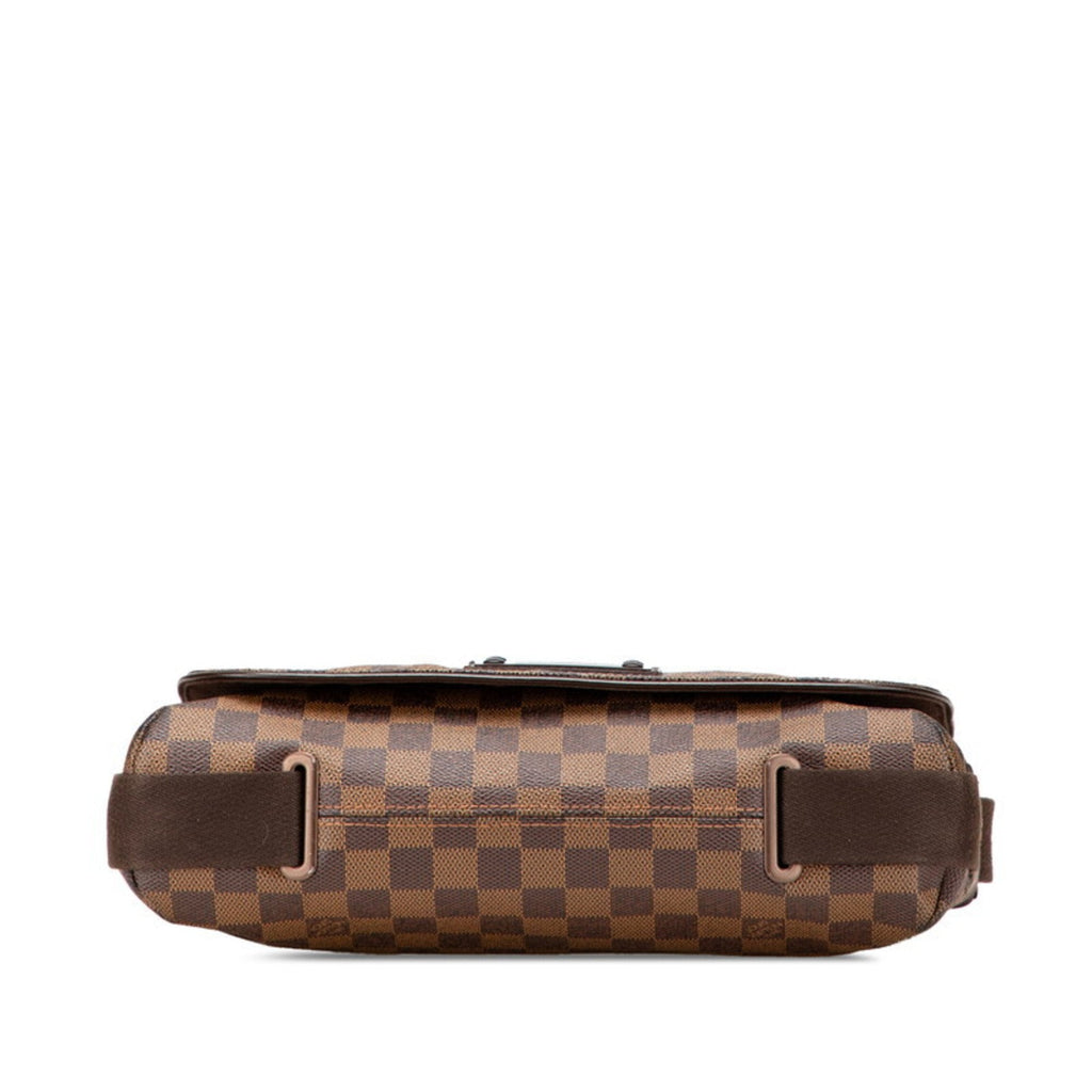Louis Vuitton Brown Pvc Leather Shoulder Bag