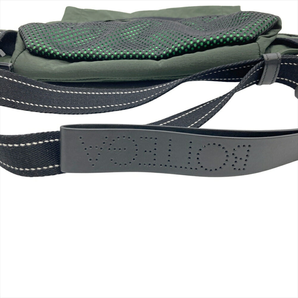 Bottega Veneta Green Nylon Fanny Pack Sling Bag