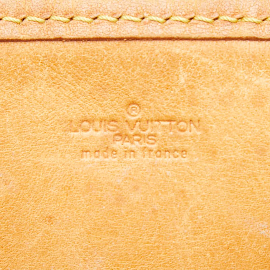 Louis Vuitton Brown Pvc Leather Shoulder Bag Tote Bag