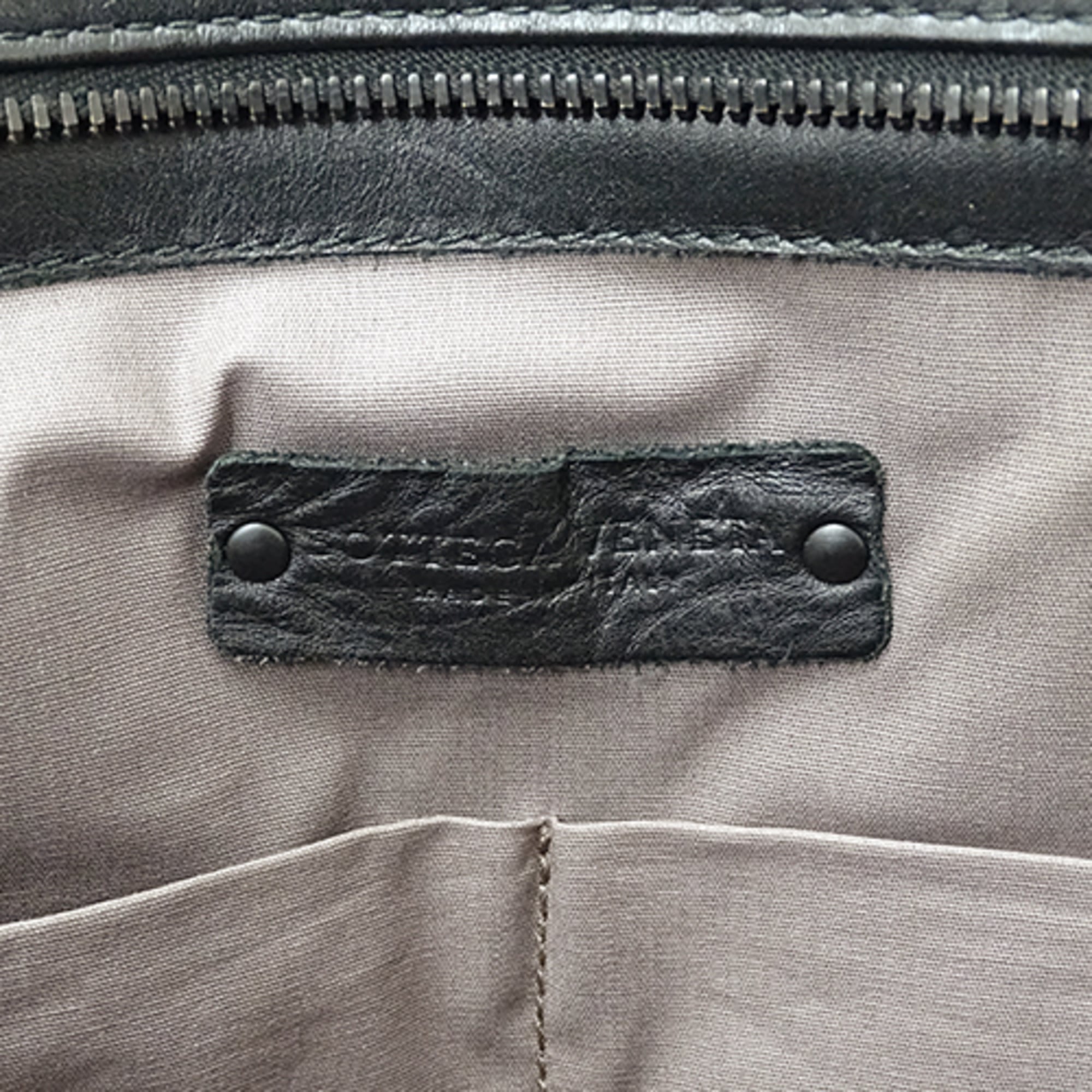 Bottega Veneta Black Leather Briefcase