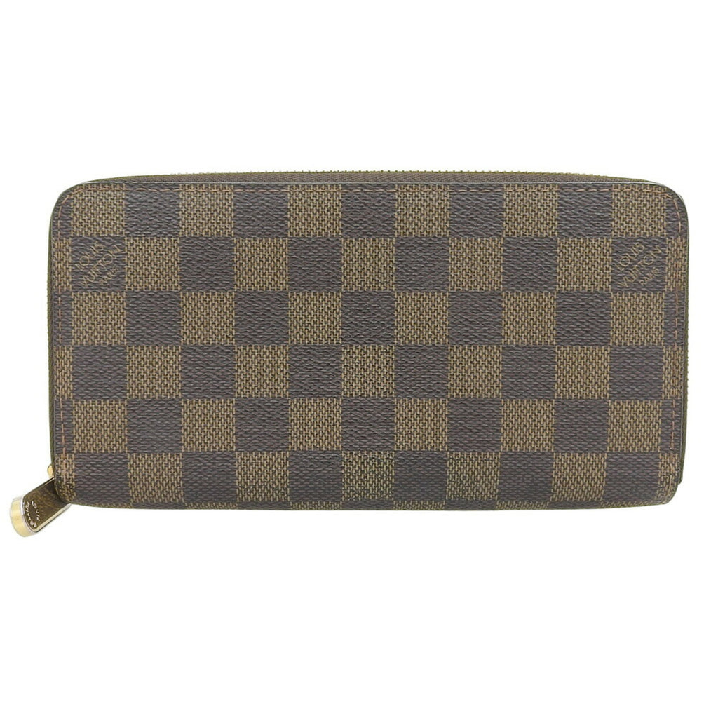 Louis Vuitton Damier Canvas Ebene Pvc Long Wallet