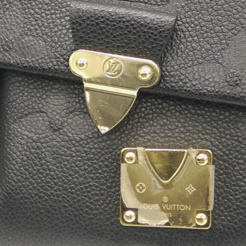 Louis Vuitton Black Monogram Empreinte Shoulder Bag