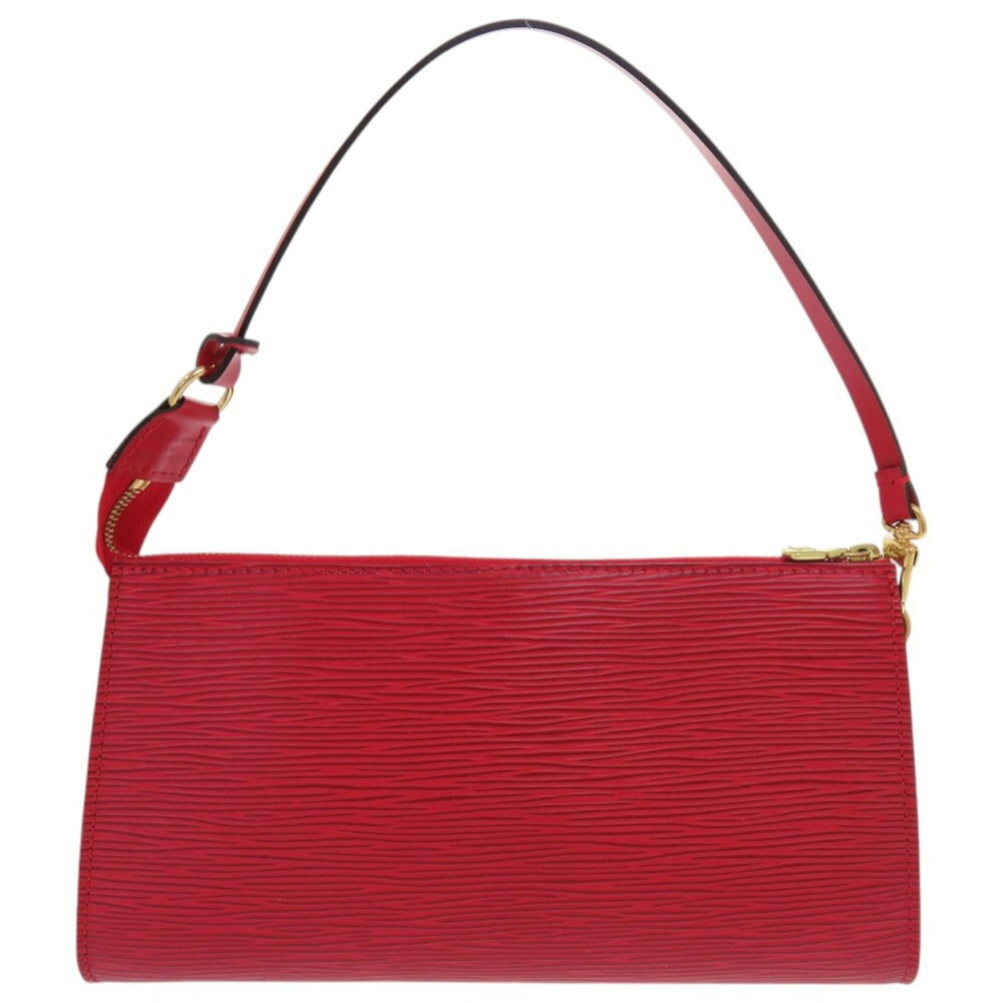 Louis Vuitton Epi Castilian Red Epi Leather Pochette Pouch