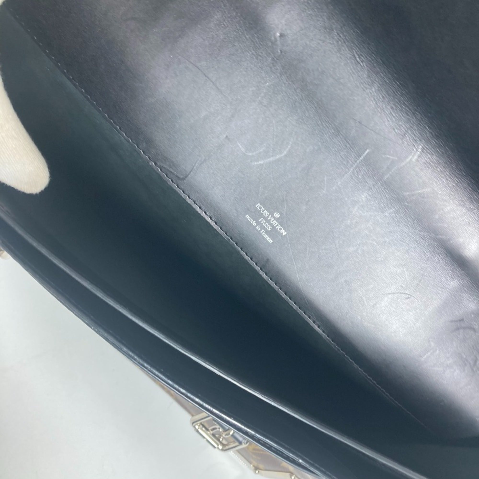Louis Vuitton Black Brown Monogram Monogram Briefcase Handbag Tote Bag