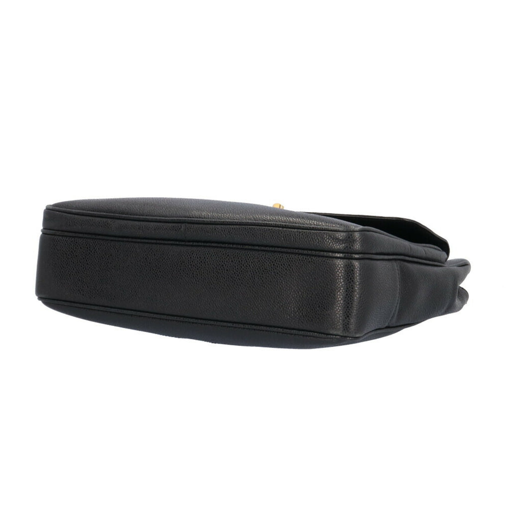 Chanel Black Grained Calfskin Tote Bag