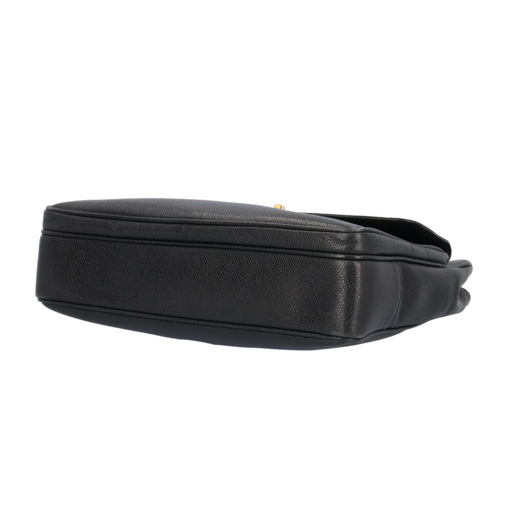 Chanel Black Grained Calfskin Tote Bag