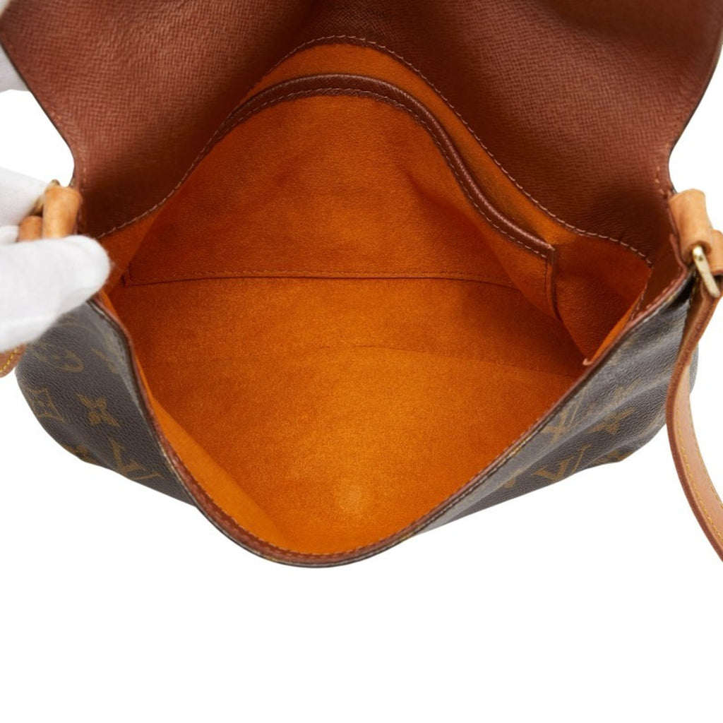 Louis Vuitton Brown Pvc Leather Shoulder Bag