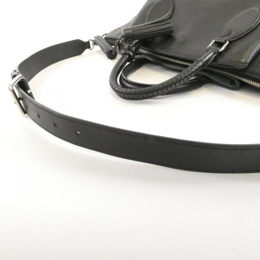 Louis Vuitton Black Leather Handbag