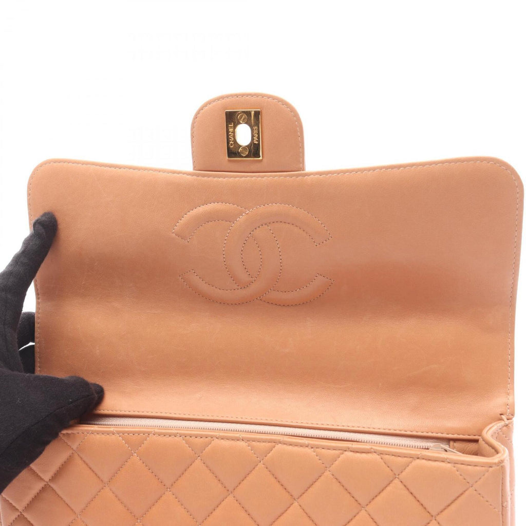Chanel Orange Leather Handbag