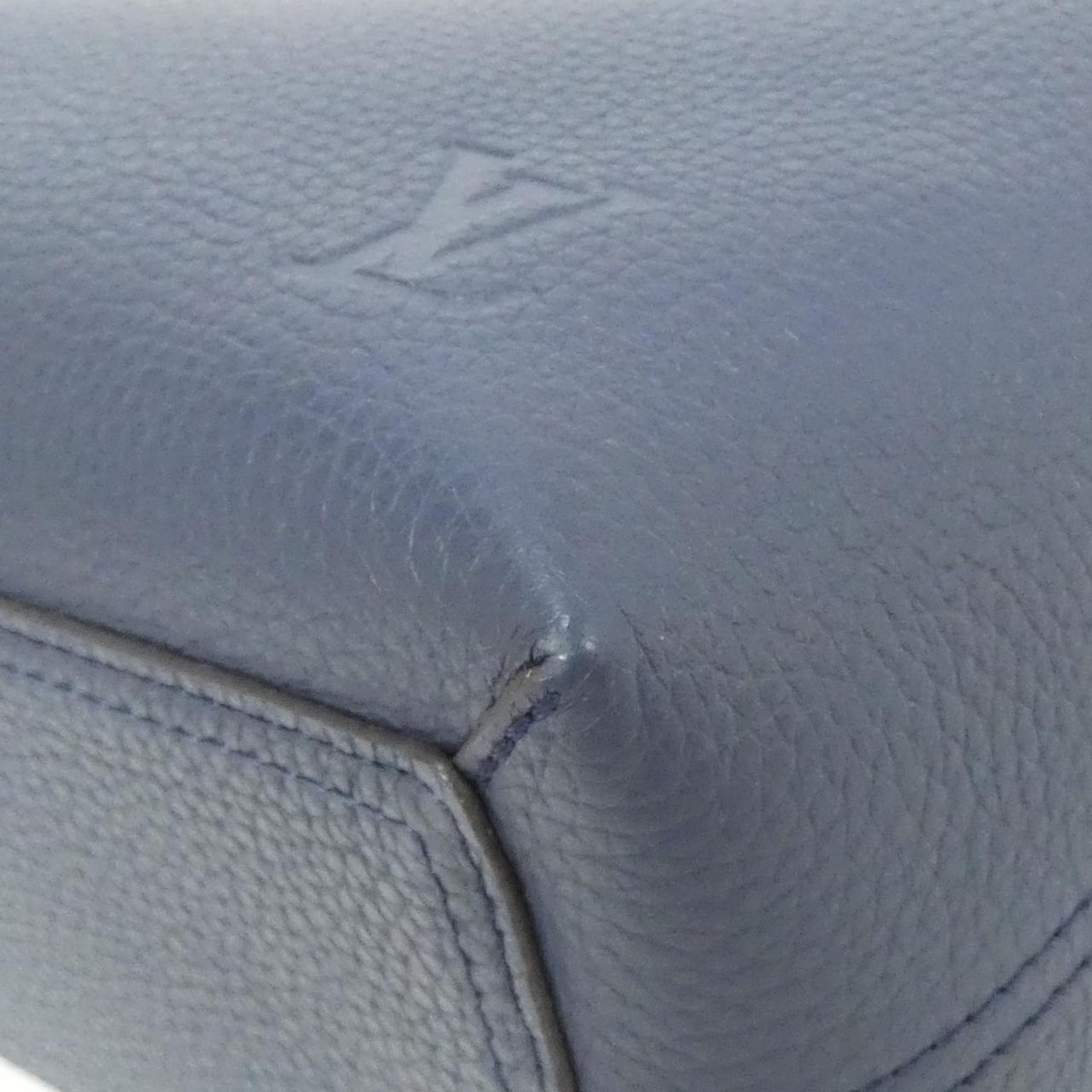 Louis Vuitton Navy Leather Handbag