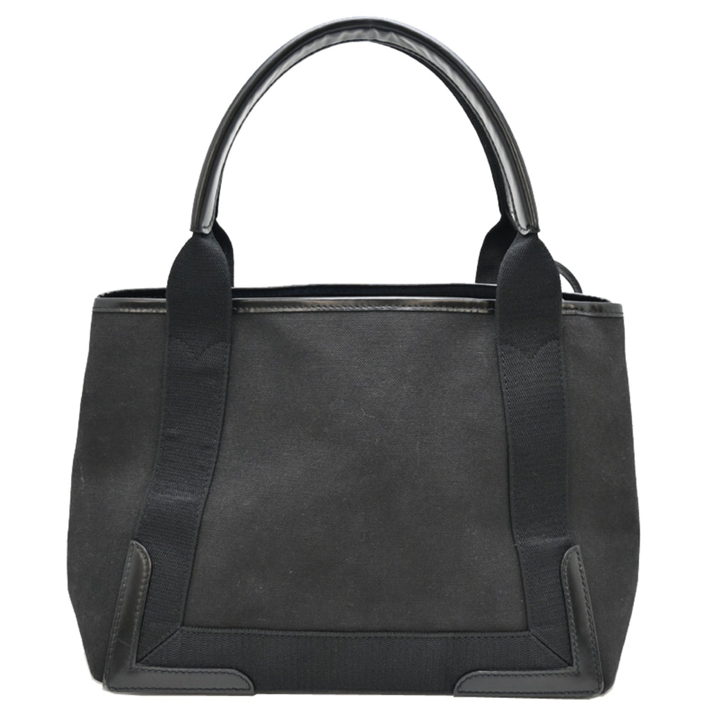 Balenciaga Black Canvas Leather Tote