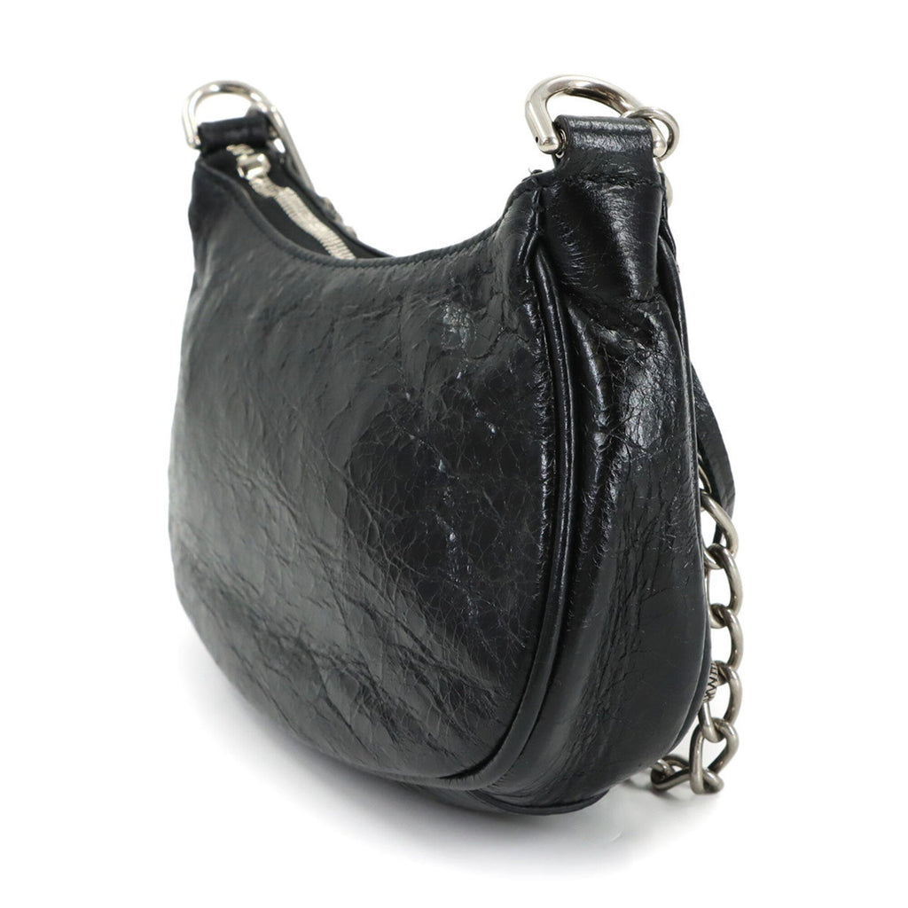 Balenciaga Black Leather Hand