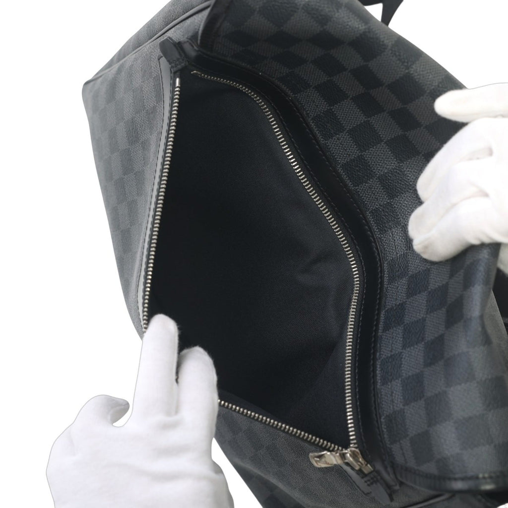 Louis Vuitton Black Damier Graphite Damier Graphite Shoulder Bag