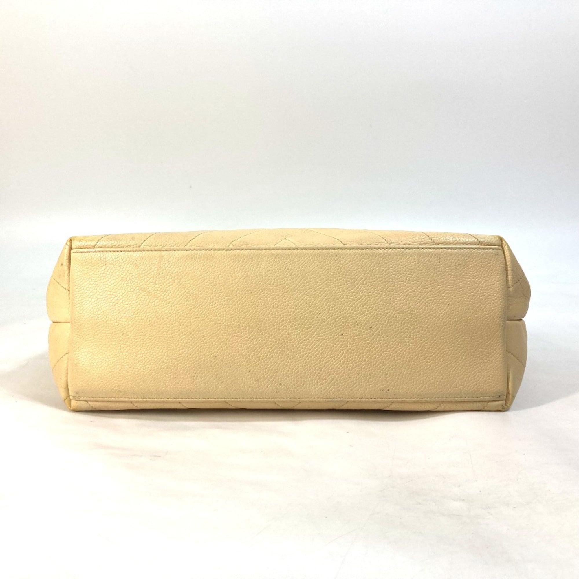 Chanel Yellow Leather Shoulder Bag