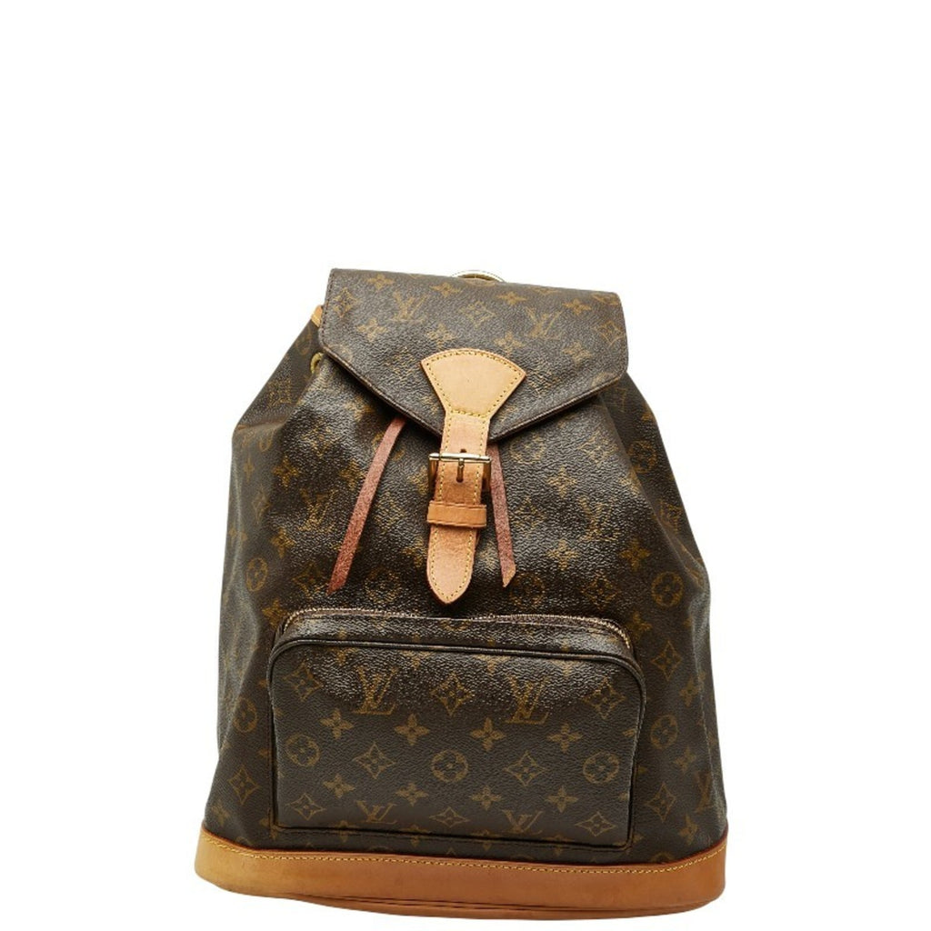 Louis Vuitton Brown Pvc Leather Backpack
