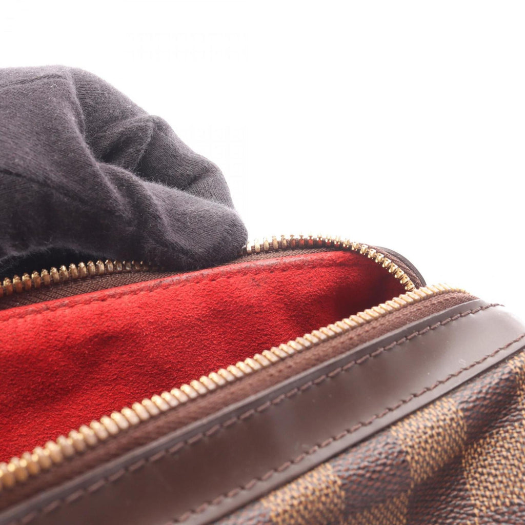 Louis Vuitton Brown Coated Canvas Leather Handbag