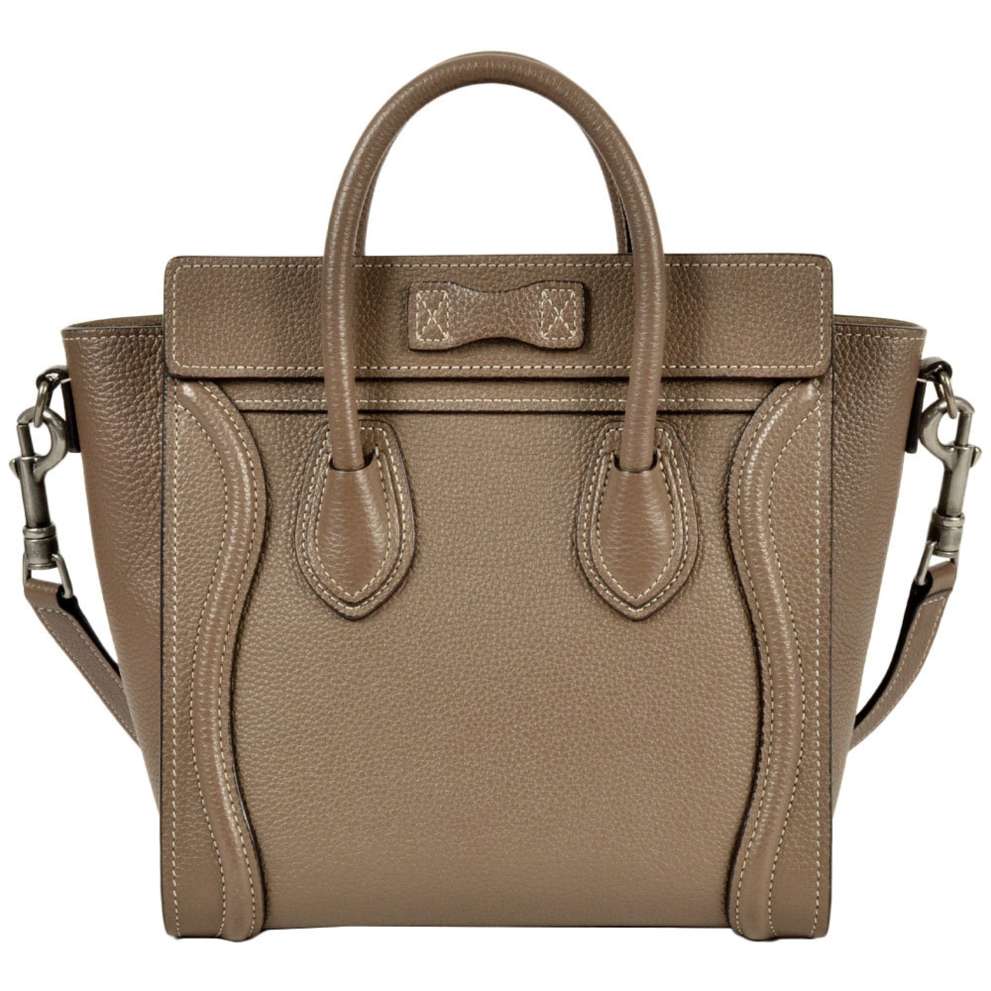 Celine Grayish Leather Handbag