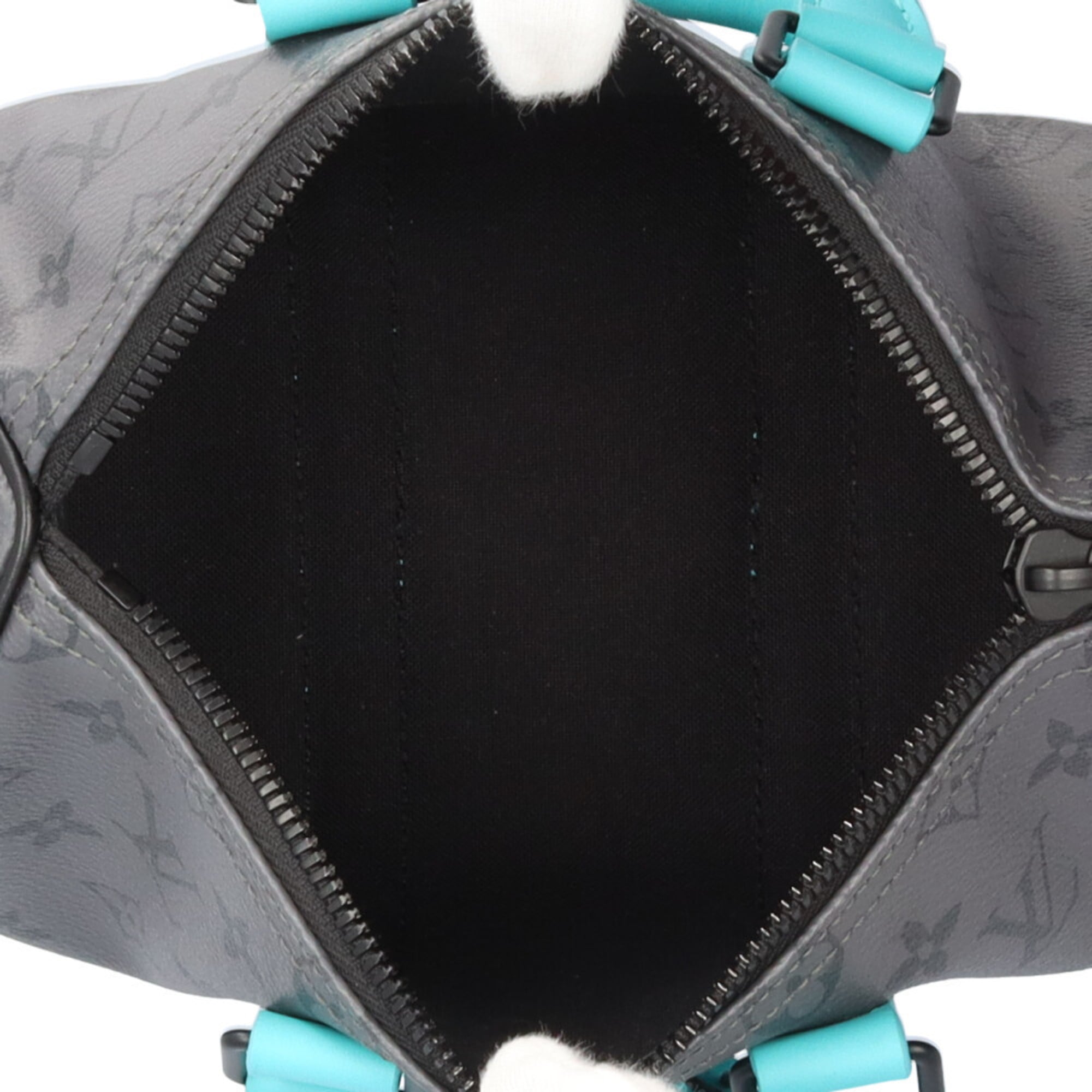 Louis Vuitton Gray Monogram Eclipse Turquoise Monogram Eclipse Shoulder Bag