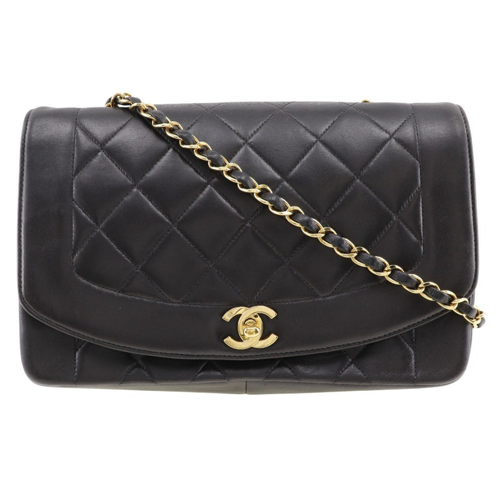 Chanel Black Leather Shoulder Bag
