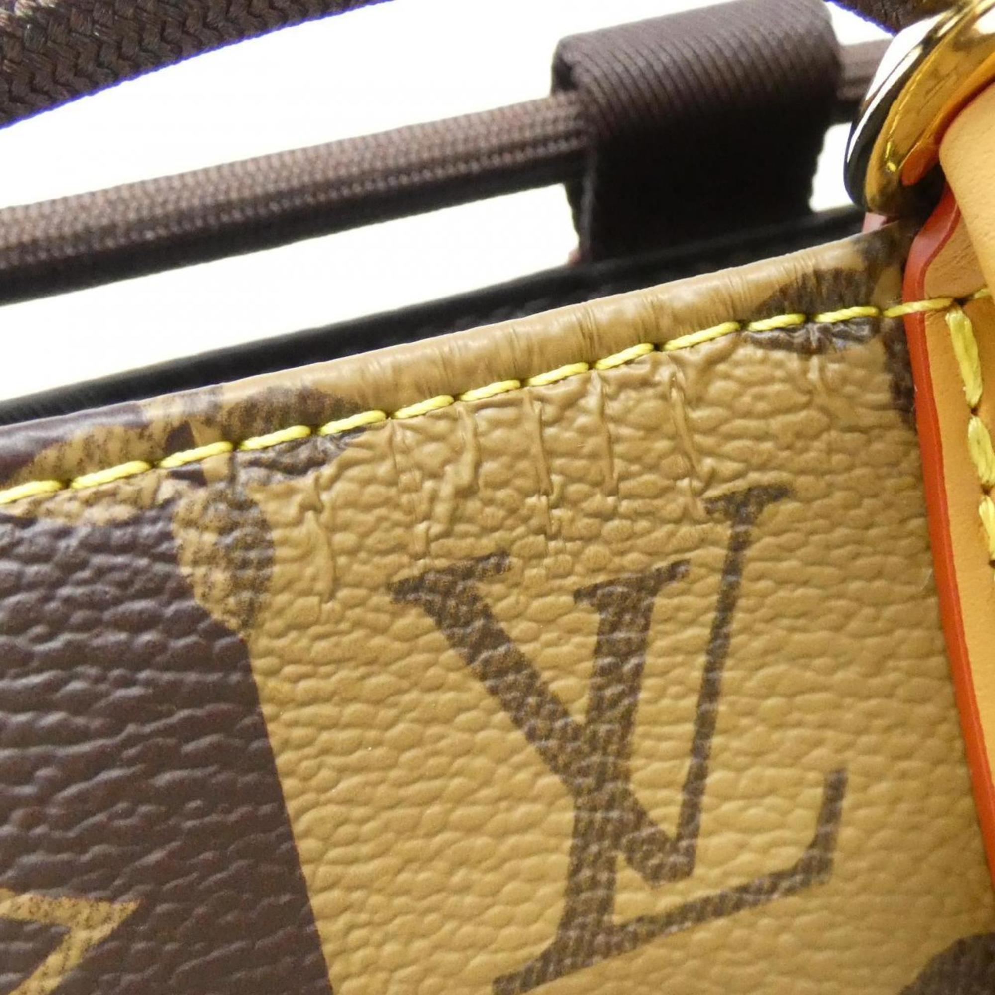 Louis Vuitton Marron Coated Canvas Shoulder Bag