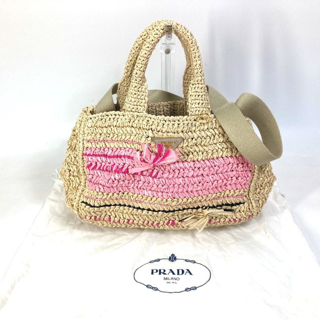 Prada Beige Cloth Handbag