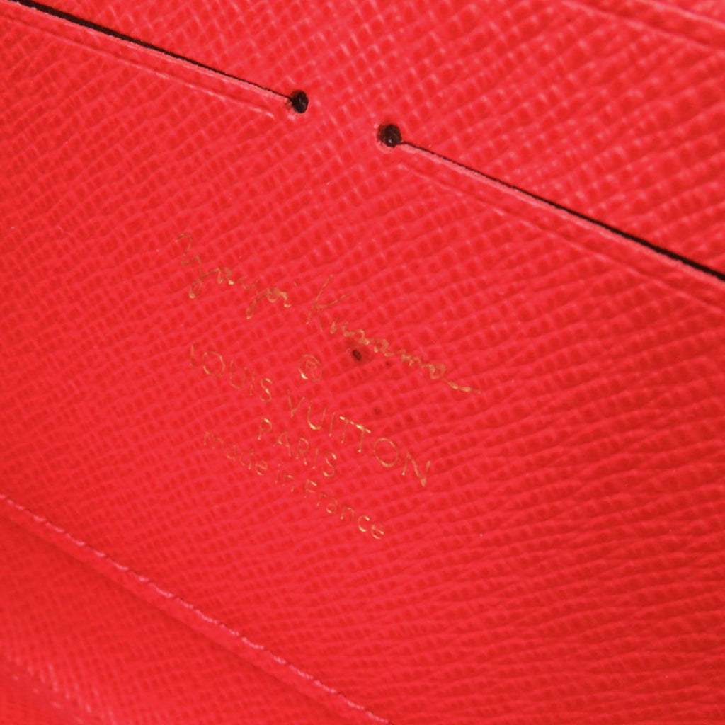 Louis Vuitton Monogram Red Color Monogram Long Wallet
