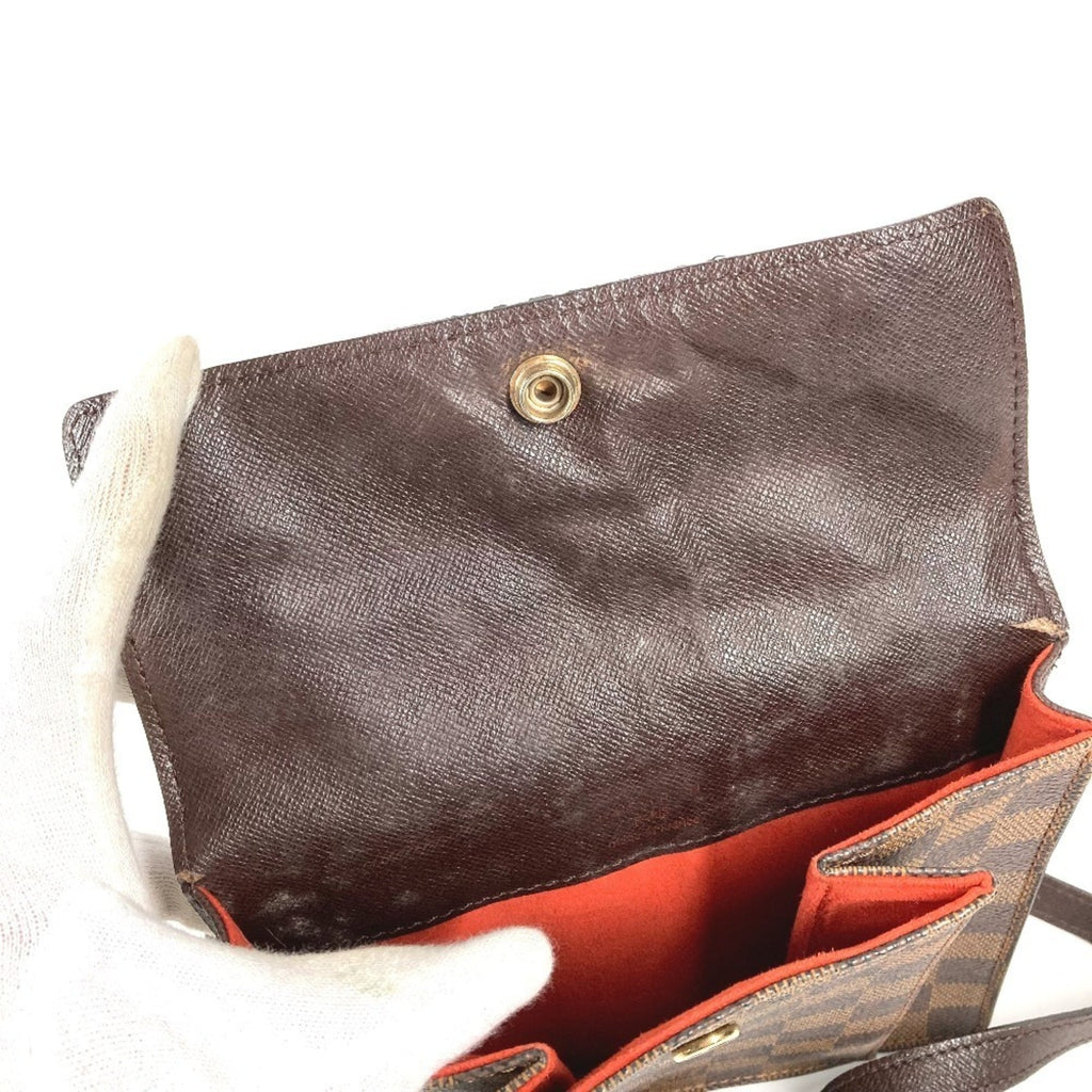 Louis Vuitton Brown Damier Canvas Ebene Damier Canvas Pochette Shoulder Bag