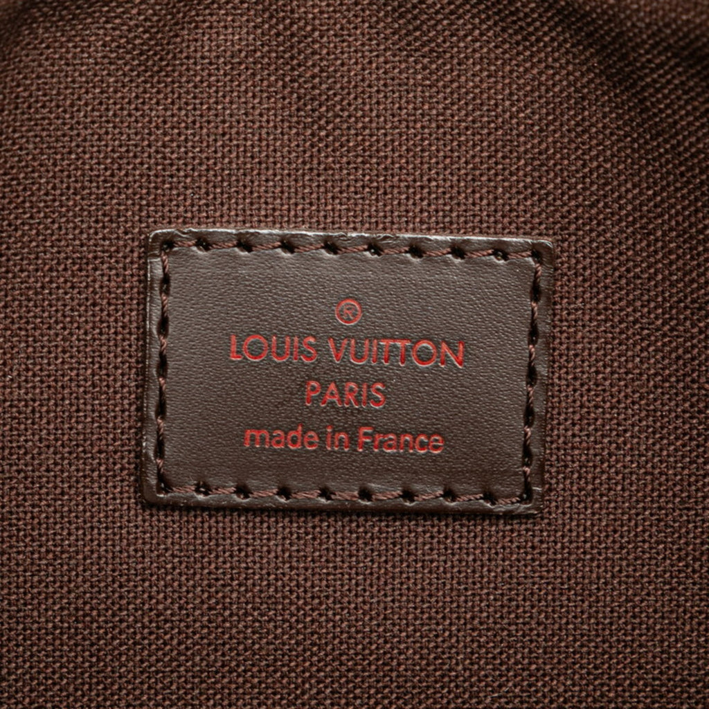 Louis Vuitton Damier Brown Damier Canvas Pvc Leather Pochette Shoulder Bag