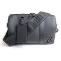 Louis Vuitton Black Leather Shoulder Bag
