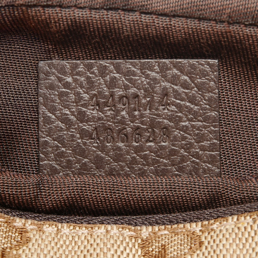 Gucci Gg Canvas Brown Gg Canvas Fanny Pack (Pre-Owned)