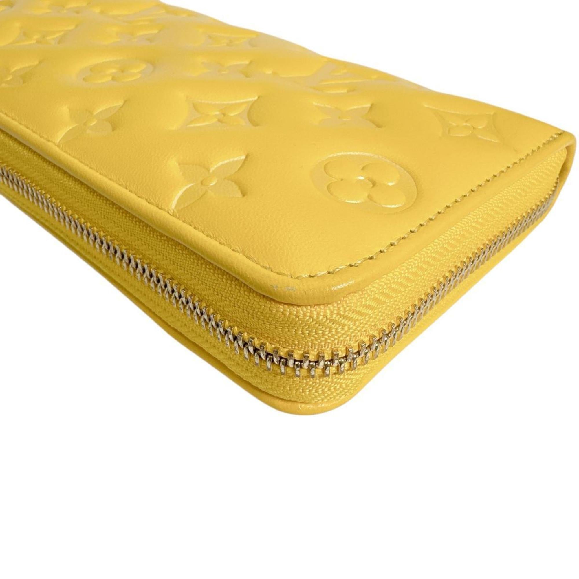 Louis Vuitton Monogram Empreinte Yellow Monogram Empreinte Long Wallet